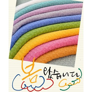 미밈스토어 피그먼트패드 60수 아사면 간절기패드, 노랑