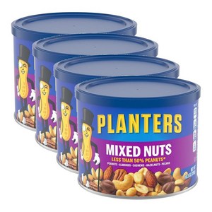 Planters 플랜터스 솔티드 믹스 넛 견과류 292g 4팩, 4개