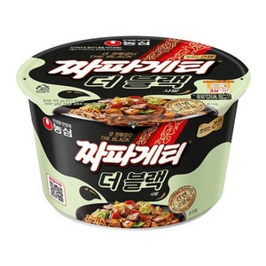 짜파게티 더 블랙 큰사발면 90g, 16개