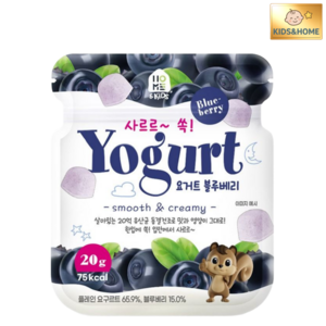 [홈앤키즈] 사르르쏙 요거트 블루베리 20g, 1개, 블루베리맛