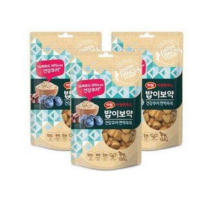 하림펫푸드 밥이보약 건강쿠키 강아지 간식, 03 건강쿠키(면역쑥쑥), 120g, 3개