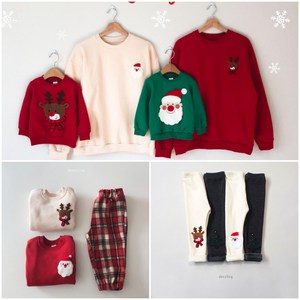 유아 아기 아동 산타맨투맨 루돌프맨투맨 성탄절 단체룩 크리스마스 옷 기모티셔츠 아동산타옷