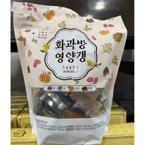 화과방 영양갱 1760g(40gx44개) 팥 쑥 호박 꿀밤 코스트코, 40g, 44개