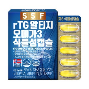 순수식품 TG 알티지 오메가3 1000mg, 60정, 1개