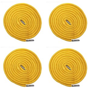 (4개세트) 140cm 원형 후드끈 바지끈 후드티 끈 츄리닝 허리끈 철팁 스트링 35색상, 머스타드, 1세트