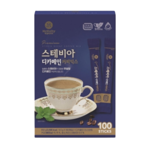 맥널티커피 스테비아 디카페인 커피믹스, 9.5g, 100개입, 1개