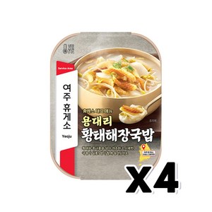 여주휴게소 용대리 황태해장국밥 즉석간편조리 550g x 4개