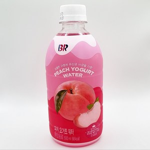 베스킨라빈스 유산균이 가득한 피치 요거트 워터, 500ml, 48개