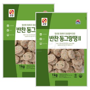 사조오양 반찬 동그랑떙, 2개, 1kg