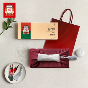 정관장 활기력 10병 보자기+노리개포장 쇼핑백증정 홍삼선물세트, 1박스, 10개