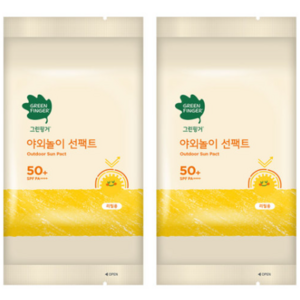 그린핑거 촉촉선팩트 소프트블록 리필, 16g, 2개