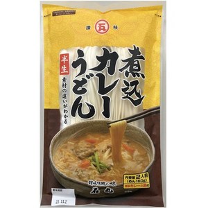 이시마루 국수 반생 조린카레 우동 200g 111384, 1개