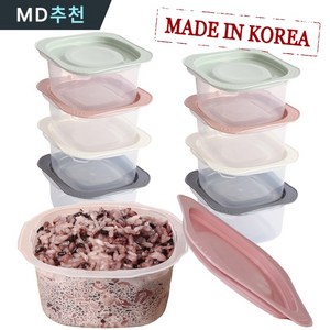 [국내생산] 온더밥 전자레인지용 냉동밥용기, 8개, 단품