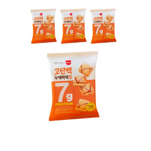 단백질과자점 고단백 누네띠네칩, 55g, 4개