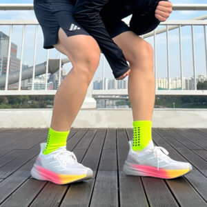 제이쉬 마라톤 러닝 논슬립 양말 1+1, 화이트(발목양말), 2개