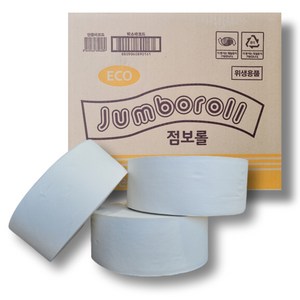 이안컴퍼니 물에잘녹는 점보롤티슈 2겹 200m, 1박스, 16롤