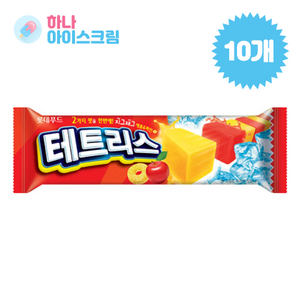 롯데푸드 테트리스 10개 아이스크림, 70ml