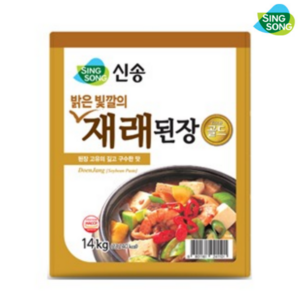 신송 밝은 빛깔의 재래된장, 1개, 14kg