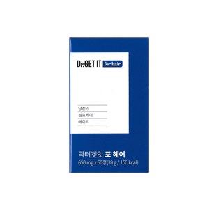 닥터겟잇 포 헤어 여성 비오틴 맥주효모, 60정, 1개