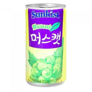 해태음료 썬키스트 머스캣, 175ml, 90개