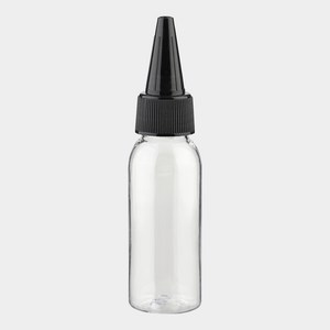 블랙 뾰족캡 투명 용기 30ml 플라스틱 화장품용기 공병 소분병 여행, 60개