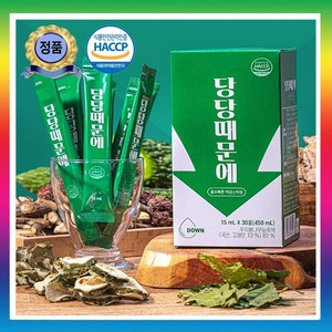 당당 때문에 식물성원료 6가지 함유 꾸지봉 여주 돼지감자 뽕잎 바나바앞 구이바잎 당일발송!! (30포x3박스), 90개, 15ml