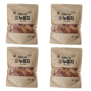 오븐에 구운 정인 마이 찹쌀누룽지 300g, 4개, 4개