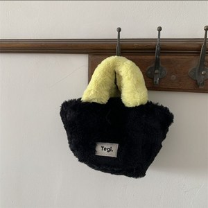 랑랑랜드 페이크퍼 보들보들 털 크로스 백 7컬러 (스트랩 포함)