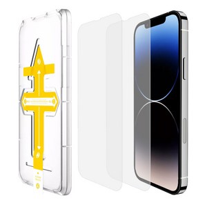 제트스킨 쉽게 붙이는 9H 강화유리 액정보호필름 2매 + 원터치 가이드툴 세트