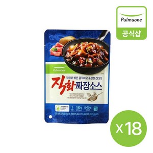 풀무원 [풀무원] 생직화짜장소스180g 18개, 180g