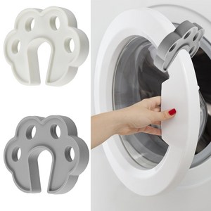 [루이/세탁기문열림] 세탁기 건조기 도어클립 2P (환기용 닫힘 방지 홀더), 2개, A