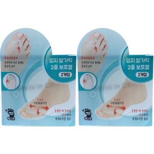 메디풋 엄지발가락 2중 보호젤, 2개