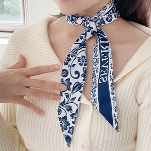 세베리노 국내제작 여성 쁘띠 꽃무늬 스카프 (4 COLOR)