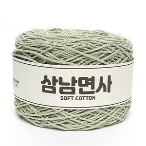 삼남뜨개실 18합 삼남면사 80g 51컬러 코바늘실, 18합 54 페이디드 민트 80g, 1개