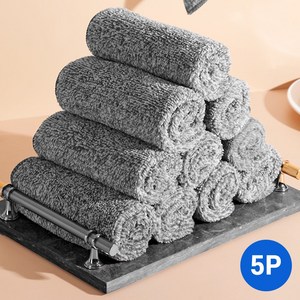 물 흡수력 좋은 극세사 요술 매직 행주 재사용 5P, 5개