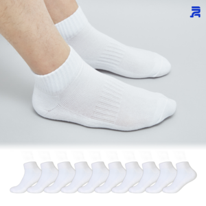 청춘양말 큰 발에도 편안한 빅사이즈 남자 단목 양말 10켤레 스포츠