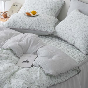부드러운 꽃무늬 MP모달 간절기 프리미엄 차렵이불 침구류 [국내산]
