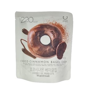 딜라이트 프로젝트 베이글 칩 초코시나몬, 50g, 3개