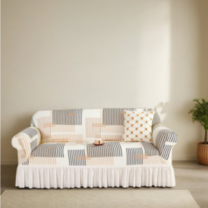 모던스트라이프 쇼파리폼커버 북유럽 모던 사계절 소파커버, 1개