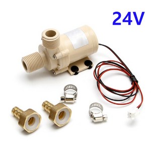 WS-24V용 DC 온수 순환 워터펌프 최대3M분당최대8L, 1개