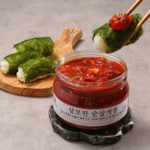 알품게 삼대인천게장 살로만 순살양념게장 400g, 1개