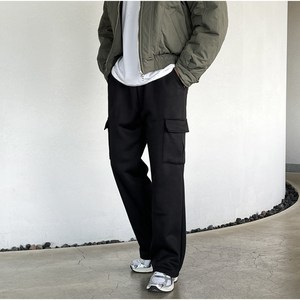 데일트 남자 빅사이즈 기모 트레이닝 카고 와이드 팬츠