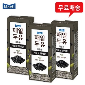 매일유업 매일두유 검은콩, 190ml, 12개