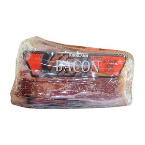 코스트코 커클랜드 저염 슬라이스 베이컨 454GX2 [아이스박스] + 더메이런손소독제, 454g, 2개