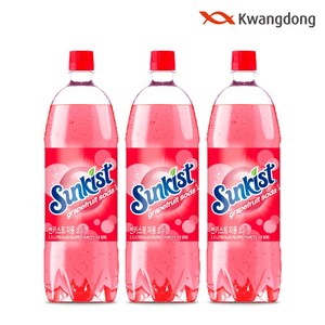 썬키스트 자몽소다, 1.5L, 24개