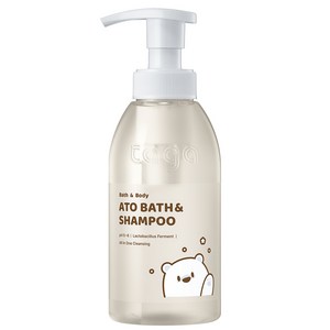 타가 아토 베이비 비건 미산성 저자극 바스앤샴푸, 1개, 300ml