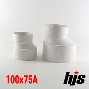 PVC 편심 이경소켓 100x75A / 이경 소켓 레듀샤 파이프 연결 배관 자재, 1개