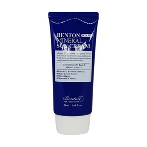 벤튼 스킨핏 미네랄 선크림 SPF50+ PA++++, 50ml, 1개