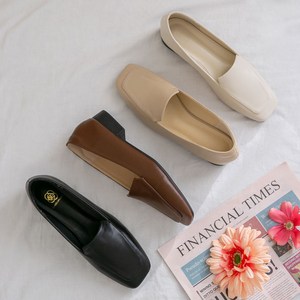 (쫀득몰드창) 미니멀리 심플 로퍼(3cm)