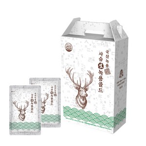 [태웅식품 본사] 사슴생녹용골드 30포, 1개, 1800ml